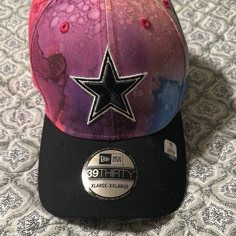Dallas Cowboys New Era Multicolor Star Logo Cap 39Thirty XL XXL
